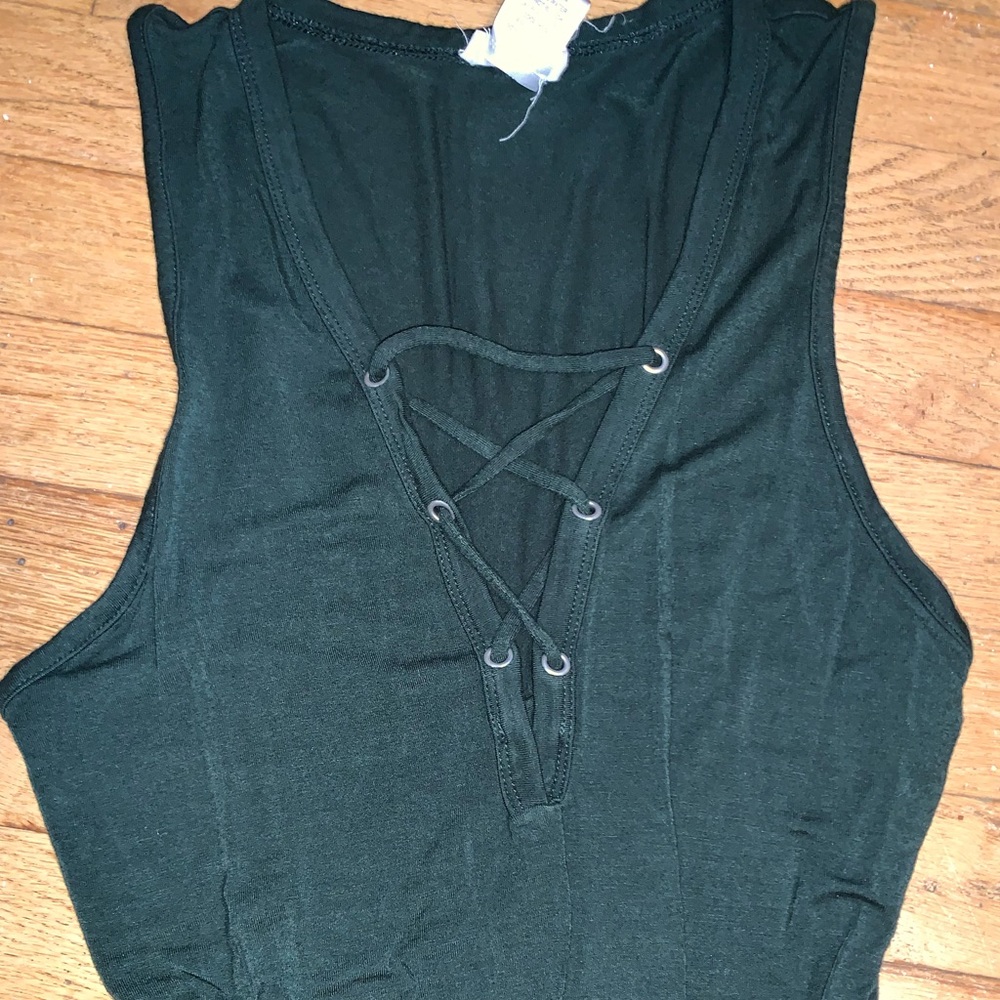 Green bodysuit